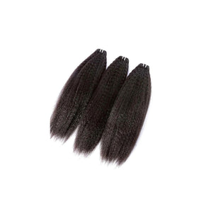 Burmese Kinky Straight  Hair Bundles