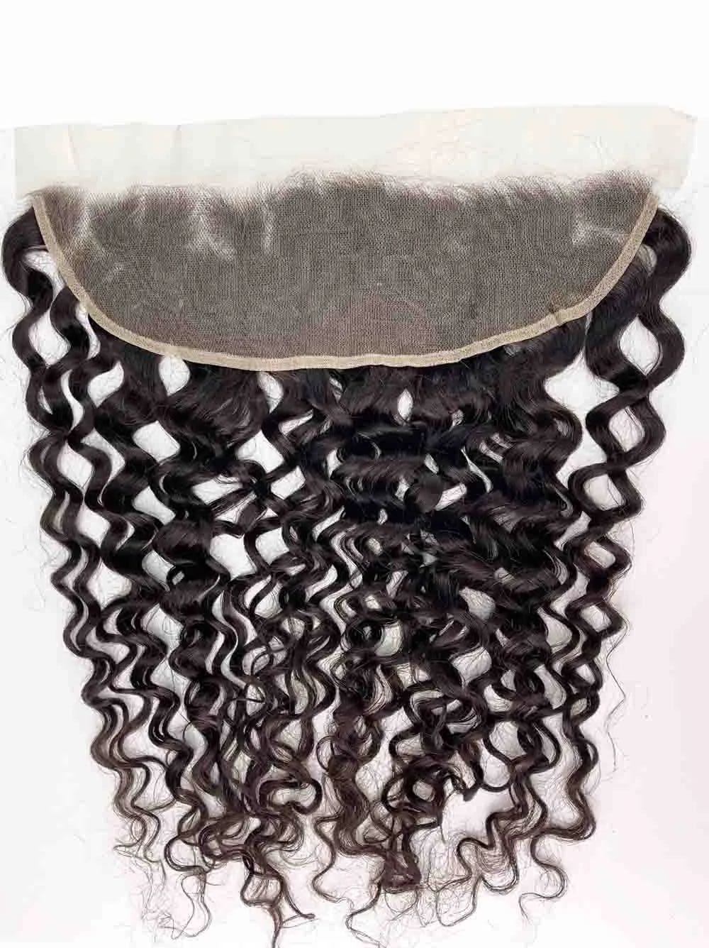 Burmese Hair Water Wave  Lace Frontal